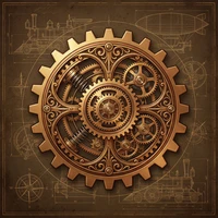 永利娱乐蒸汽朋克齿轮标志