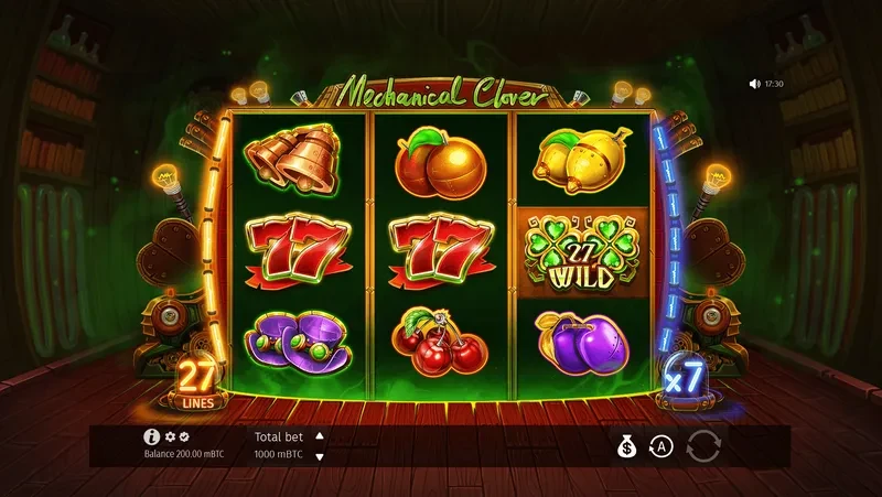 永利娱乐Microgaming蒸汽朋克风格老虎机界面